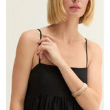 Isla Linen Blend Tie-Back Babydoll Top