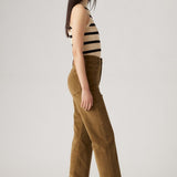 Ribcage Straight Ankle - Brown Corduroy