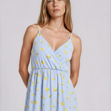 Emma Ankle Dress - Lemon