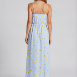 Emma Ankle Dress - Lemon