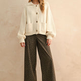 Cactus Button Cardigan