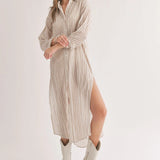 Duster Shirt Sand