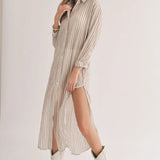 Duster Shirt Sand