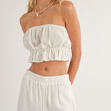 So Cali Tube Top - White