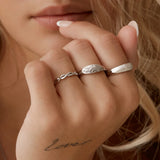 Bague Braided - Argent