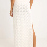 Daisy Knit Skirt - Ivory