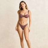 Dotti Underwire Balconette Top - Cafe