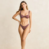 Dotti Underwire Balconette Top - Cafe