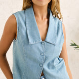 Sailor Denim Vest