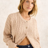 Juniper Cable Knit Cardigan