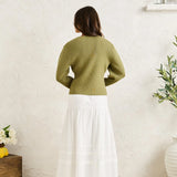 Solene Ruffle Midi Skirt