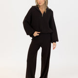 Chase Quarter Zip - Chocolate