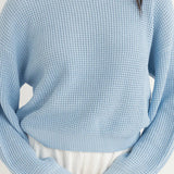 Classic Knit Jumper - Blue