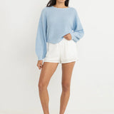 Classic Knit Jumper - Blue