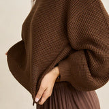 Classic Knit Jumper - Chocolate