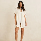 Classic Shirt Dress - Oat