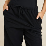 Classic Drawstring Pant - Black