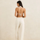 Classic Drawstring Pant - Oat