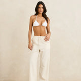 Classic Drawstring Pant - Oat