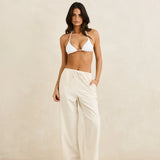 Classic Drawstring Pant - Oat