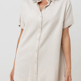 Classic Shirt Dress - Oat