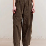 Corduroy Pants - Tapenade