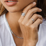 Bague Dome - Argent