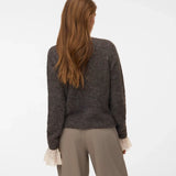 Novah Knit Cardigan - Chocolate
