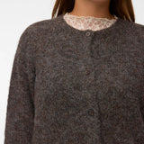 Novah Knit Cardigan - Chocolate