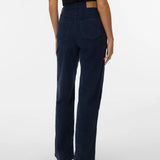Tessa Wide Corduroy Pant - Navy Blazer