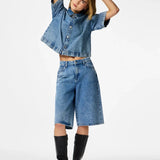 Sky Denim Jort