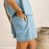 Romy High Rise Denim Short