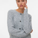 Novah Knit Cardigan - Grey