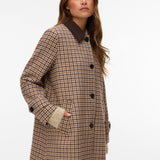 Jackie Check Coat