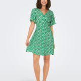 Evida Short Dress - Green