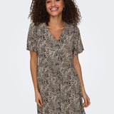 Evida Short Dress - Grey