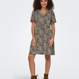 Evida Short Dress - Grey