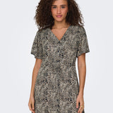 Evida Short Dress - Grey