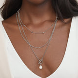 Collier Freshwater - Argent