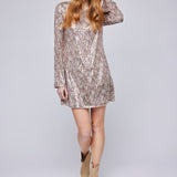 Zadie Robe - Copper Sequin