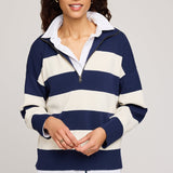 Idris Pull - Navy Stripe