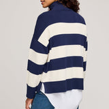 Idris Pull - Navy Stripe