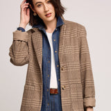Sapphira Blazer - Chocolate Glencheck
