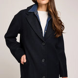 Agatha Coat - Navy