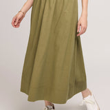 Geneva Skirt - Vine Green