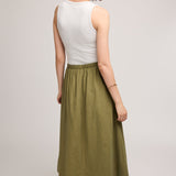 Geneva Skirt - Vine Green