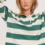 Britt Pull - Hunter Stripe Green