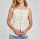 Harper Top - Heather Cream