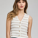 Mariana Vest - Beechwood Stripe