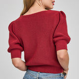 Phoebe Pull - Garnet Red